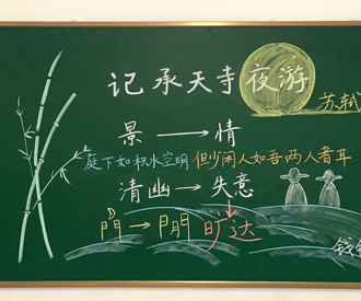 耕耘教坛，妙笔生花——和畅实验中学青年教师基本功系列活动之粉笔字板书设计